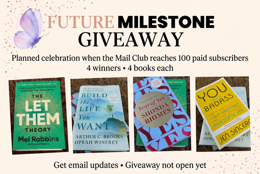 Our Milestone Book Giveaway